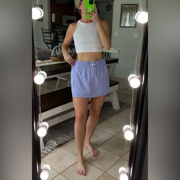 Avalanche Lavender Adorable Drawstring Waist Athletic Dri Fit Skort - Picture 1 of 7